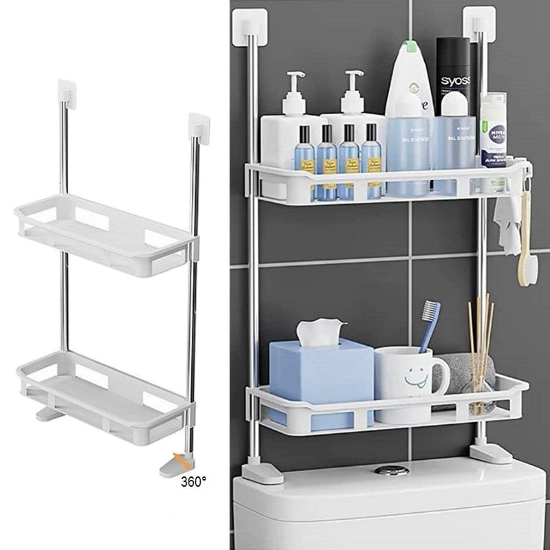 Organizador 2 Niveles Baño Plegable