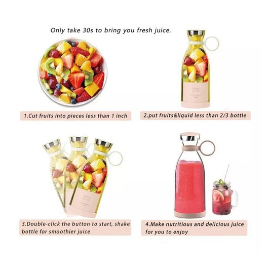 Licuadora Portátil Jugo Fresco Mini Licuadora