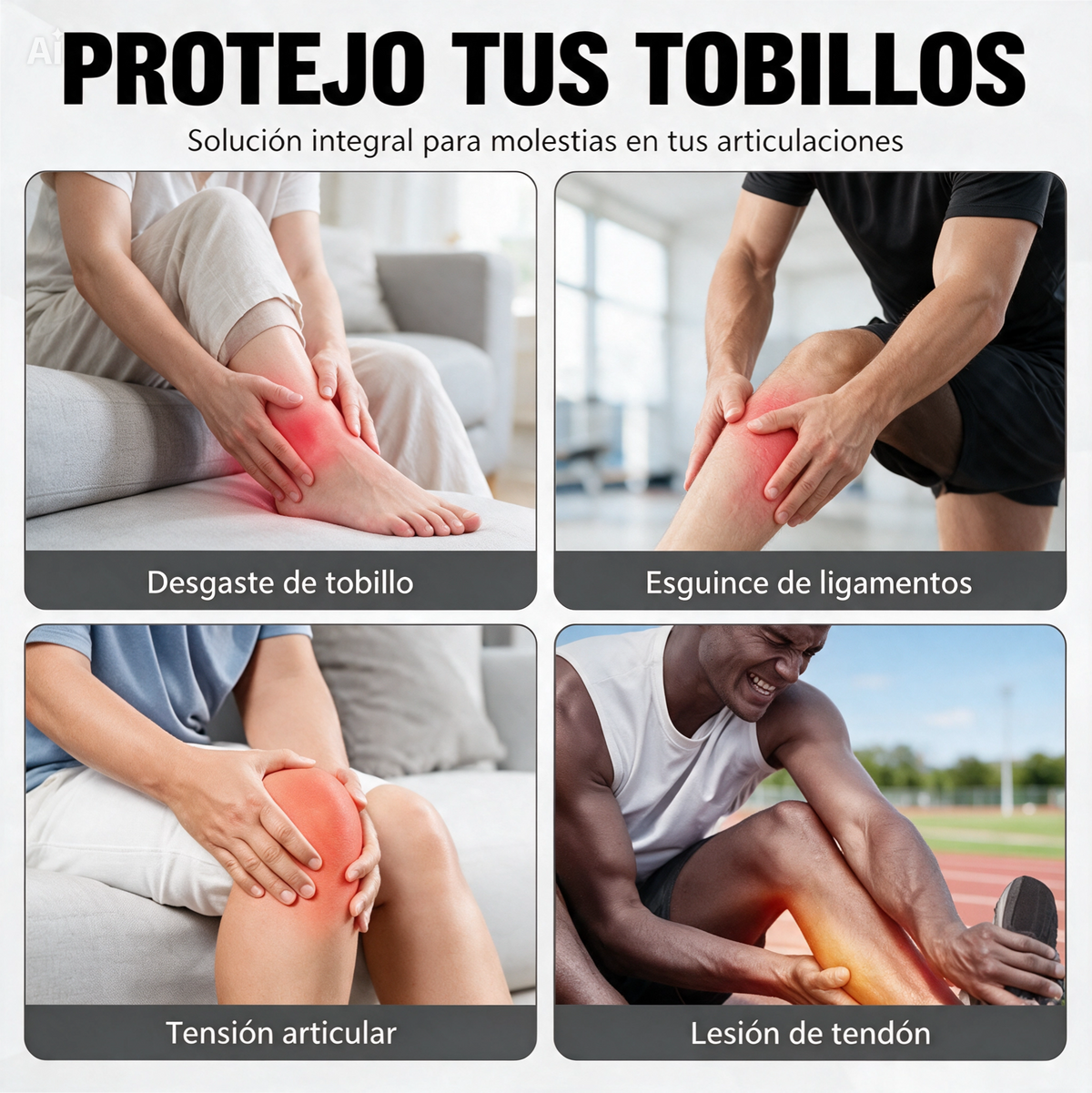Tobillera deportiva set x 2