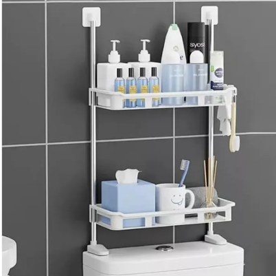 Organizador 2 Niveles Baño Plegable