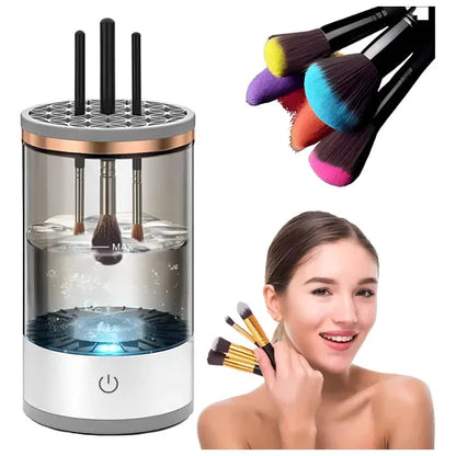 Limpiador De Brochas De Maquillaje Electrico