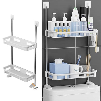 Organizador 2 Niveles Baño Plegable