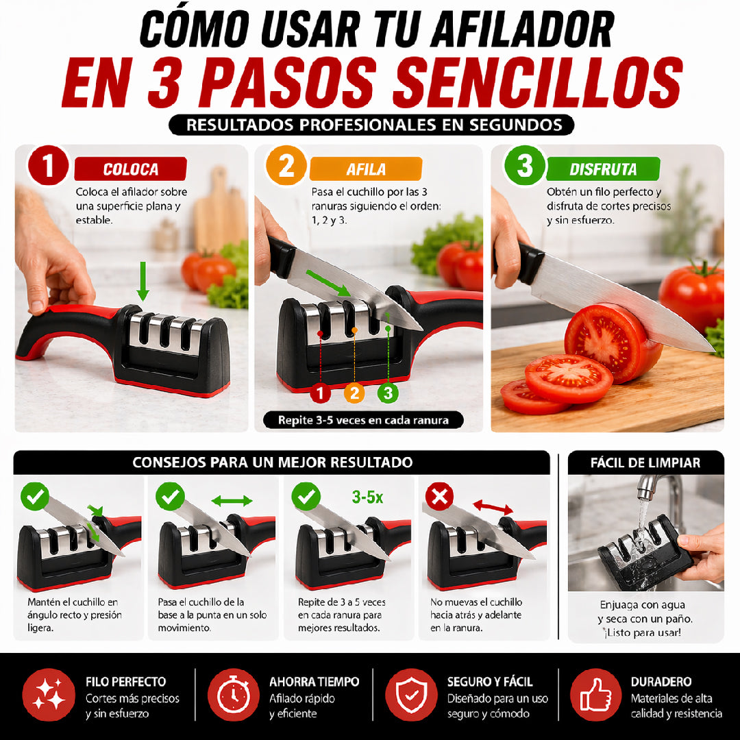 Afilador de Cuchillos de Cocina