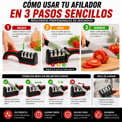 Afilador de Cuchillos de Cocina