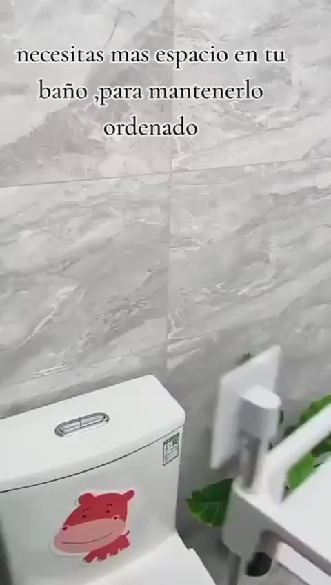 Organizador 2 Niveles Baño Plegable
