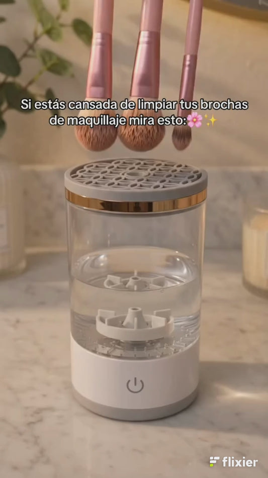 Limpiador De Brochas De Maquillaje Electrico
