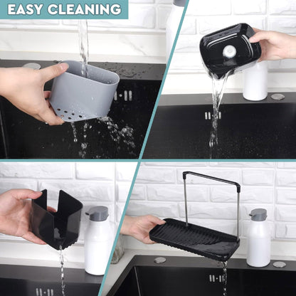 Dispensador Jabón Cocina 3 en 1 Esponja
