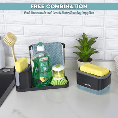 Dispensador Jabón Cocina 3 en 1 Esponja