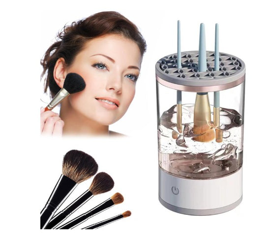 Limpiador De Brochas De Maquillaje Electrico