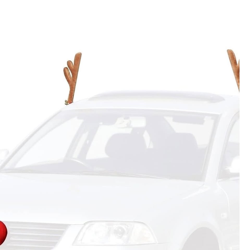 Cachos Nariz Reno Navidad Para Carro